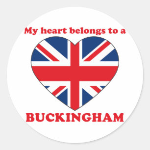 Buckingham Classic Round Sticker