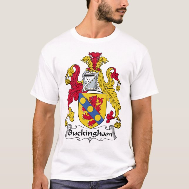 Buckingham Family Crest T-Shirt (Front)
