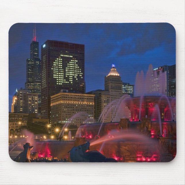 Buckingham Fountain, Chicago Mouse Pad (Front)