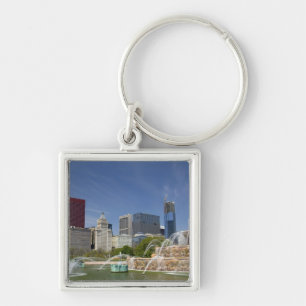 Buckingham Fountain located in Grant Park, 2 Key Ring