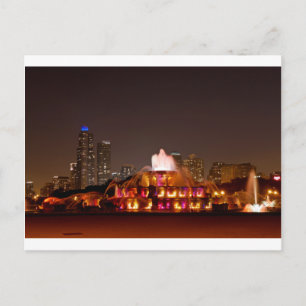 Buckingham Fountain -Oranges Postcard