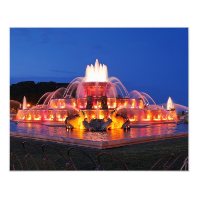 Buckingham Fountain Photo Print (Front)