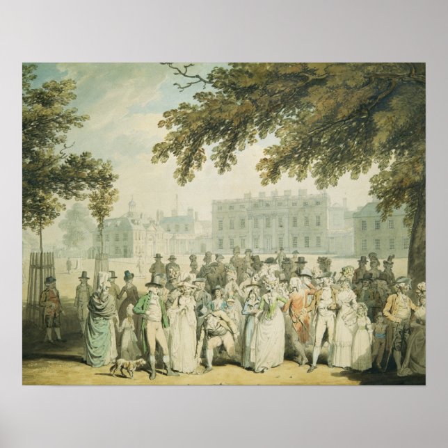 Buckingham House, St.James's Park, 1790 Poster (Front)
