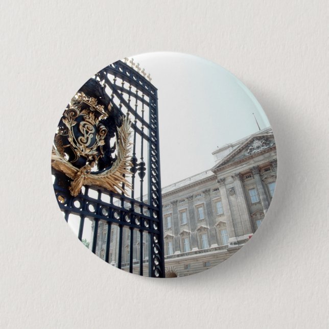 Buckingham Palace 6 Cm Round Badge (Front)