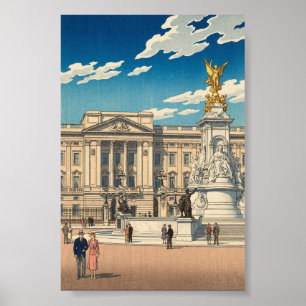 Buckingham Palace Japanese Woodblock Print