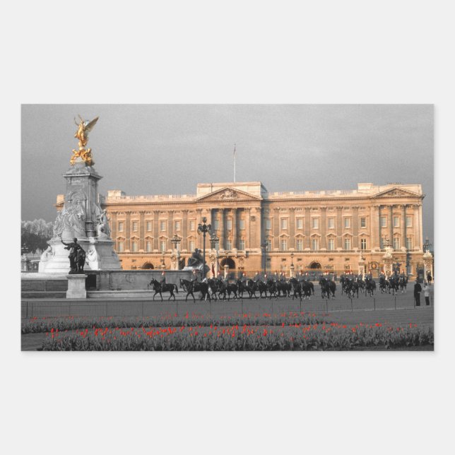 Buckingham Palace London Rectangular Sticker (Front)