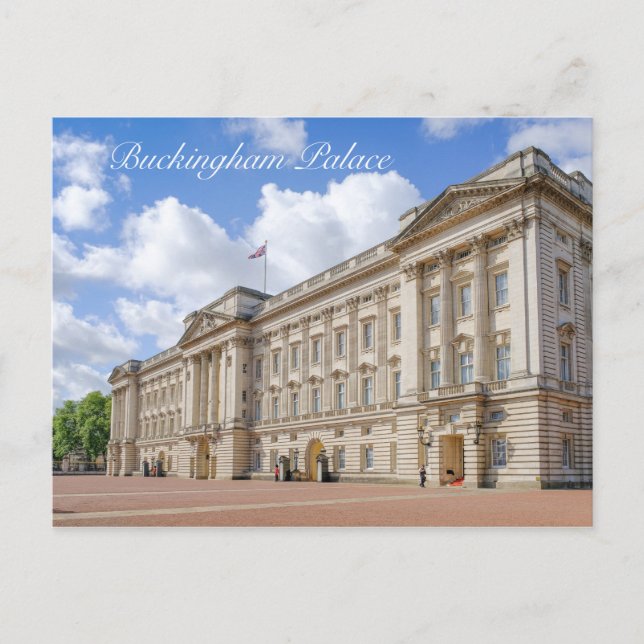 Buckingham Palace, London UK Postcard (Front)