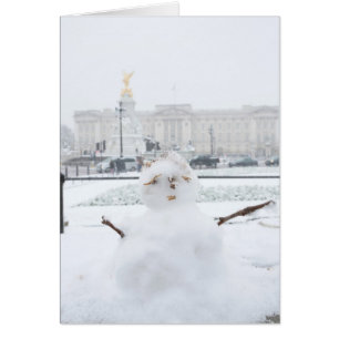 Buckingham Palace snowman London