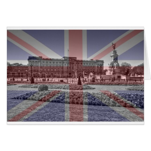 Buckingham Palace Union Jack Flag (Front Horizontal)