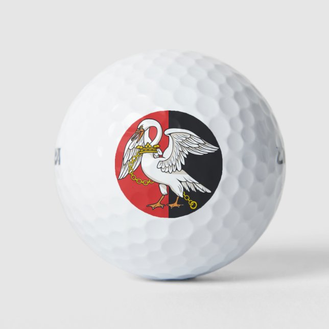 Buckinghamshire county flag golf balls (Front)