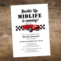Buckle Up Funny Midlife Car 50th Birthday