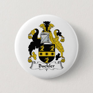 Buckler Family Crest 6 Cm Round Badge