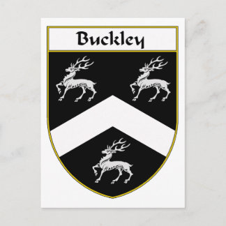 Buckley Coat of Arms/Family Crest Postcard