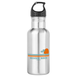 Buckroe Beach Virginia Sun Palm Trees 532 Ml Water Bottle