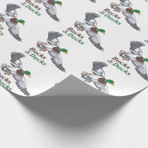 Bucks and Ducks Wrapping Paper