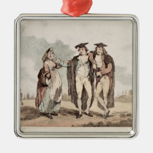 Bucks of the First Head Metal Tree Decoration