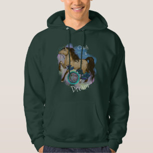 Buckskin Dreamcatcher Horse Catch a Dream Hoodie