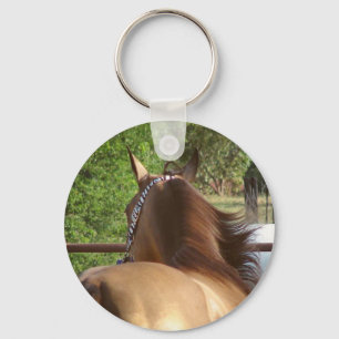 Buckskin Horse Key Ring