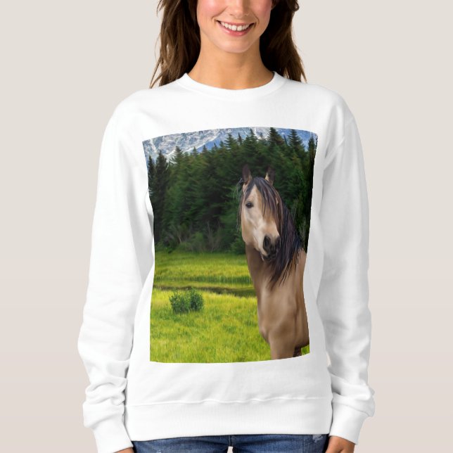 Buckskin Horse Sweatshirt (Front)