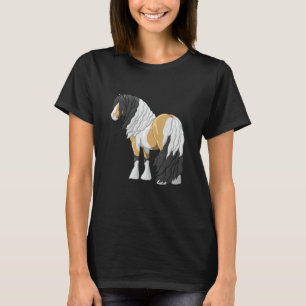Buckskin Pinto Skewbald Gypsy Vanner Tinker Cob Dr T-Shirt