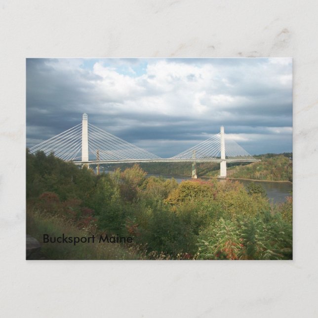 Bucksport Maine postcard (Front)