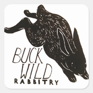 Buckwild Rabbitry Sticker