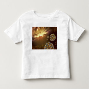 Buckyballs floating in interstellar space toddler T-Shirt