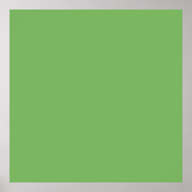 Bud green (solid colour)  poster (Front)