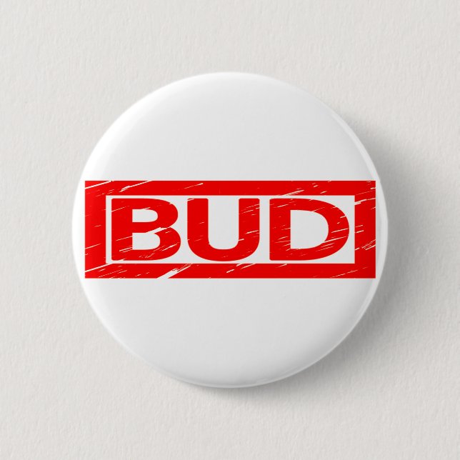 Bud Stamp 6 Cm Round Badge (Front)