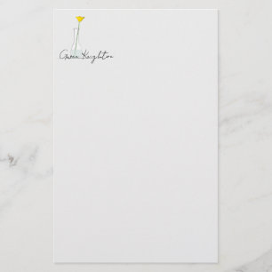 Bud Vase Stationery