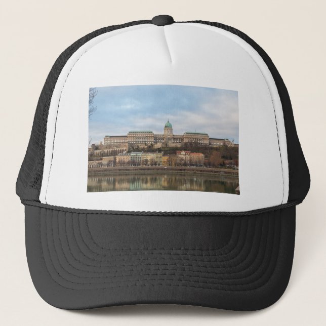 Buda Castle Hungary Budapest at day Trucker Hat (Front)