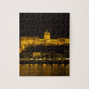 Buda Castle Hungary Budapest at night Jigsaw Puzzle