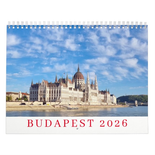 Budapest 2026 calendar (Cover)
