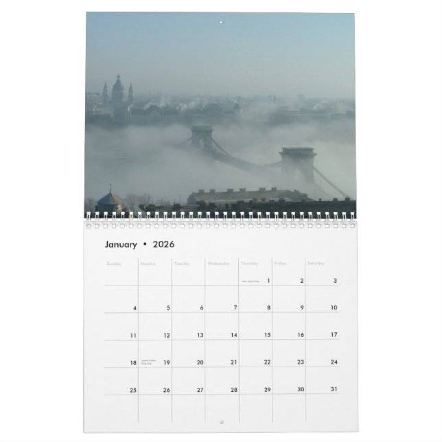 Budapest and the Danube - 2013 Calendar (Jan 2026)