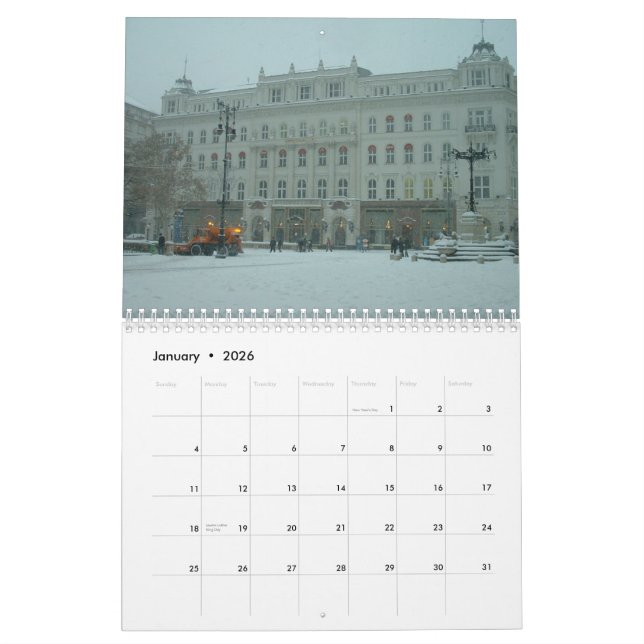 Budapest Architecture - 2015 Calendar (Jan 2026)