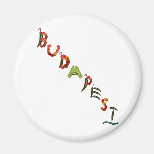 Budapest Chilli Peppers Magnet