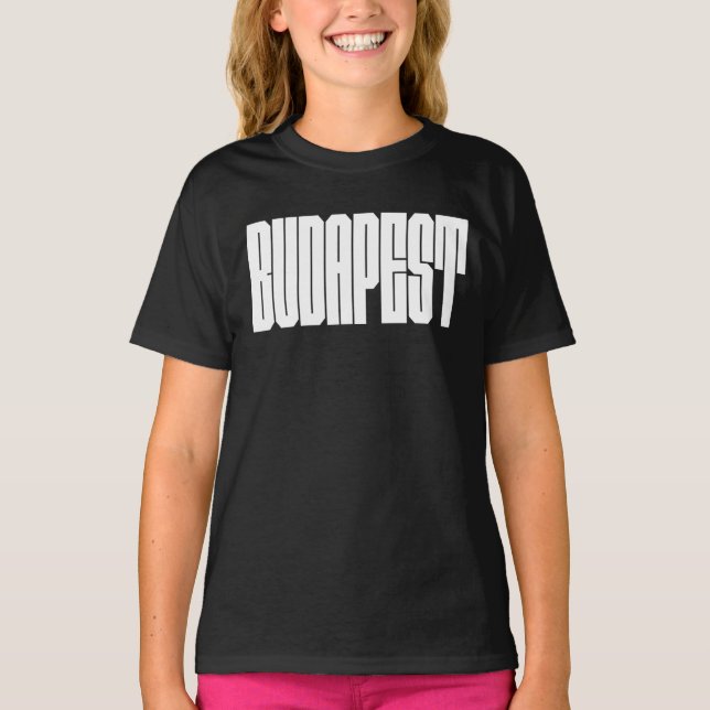 Budapest city logo design T-Shirt (Front)