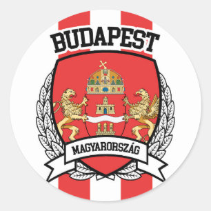 Budapest Classic Round Sticker