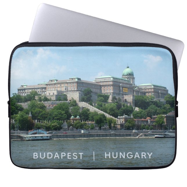 Budapest custom text laptop sleeves 1 (Front)