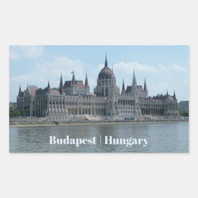 Budapest custom text stickers 3 (Front)