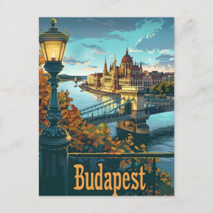 Budapest Danube Postcard