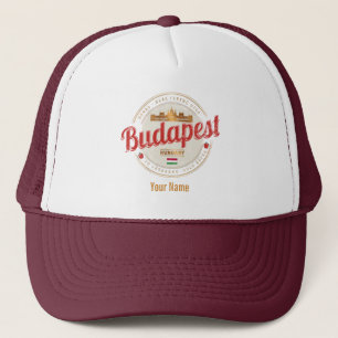 Budapest Design Hungary Vintage Parliament Trucker Hat