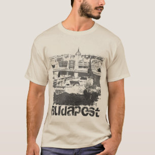 Budapest Distressed Grunge T-shirt
