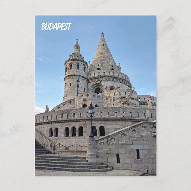 Budapest, Fisherman's Bastion Postcard (Front)