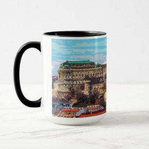 Budapest Historical Castle Architecture Hungary Mug