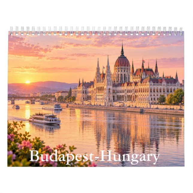Budapest Hungary Calendar (Cover)
