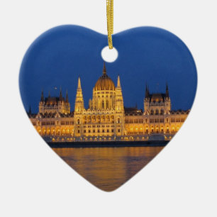 Budapest Hungary Ceramic Tree Decoration