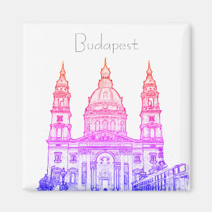 Budapest Hungary City Architecture Magnet