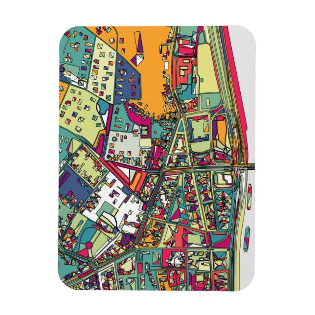 Budapest, Hungary | City Map Magnet (Vertical)