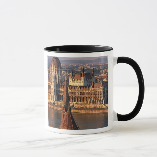 Budapest, Hungary, Danube River, Parliament Mug (Right)